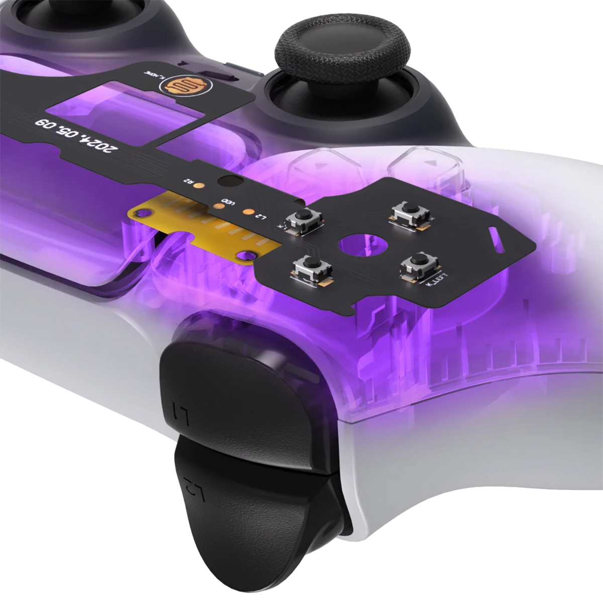 Custom PS5 Controller mit Clicky Face Buttons Upgrade für präzise und schnelle Tasteneingaben