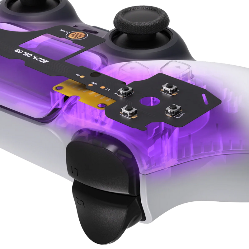 Custom PS5 Controller mit Clicky Face Buttons Upgrade für präzise und schnelle Tasteneingaben
