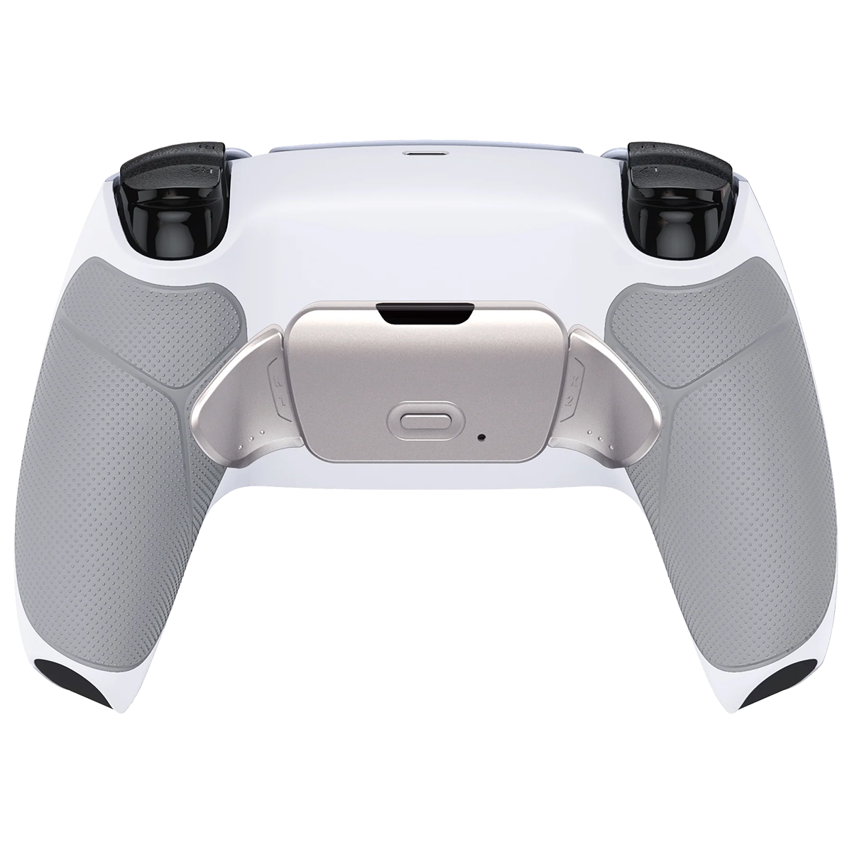 INFINITE PRO Custom PS5 Controller mit Paddles und grauem Grip-Backcover
