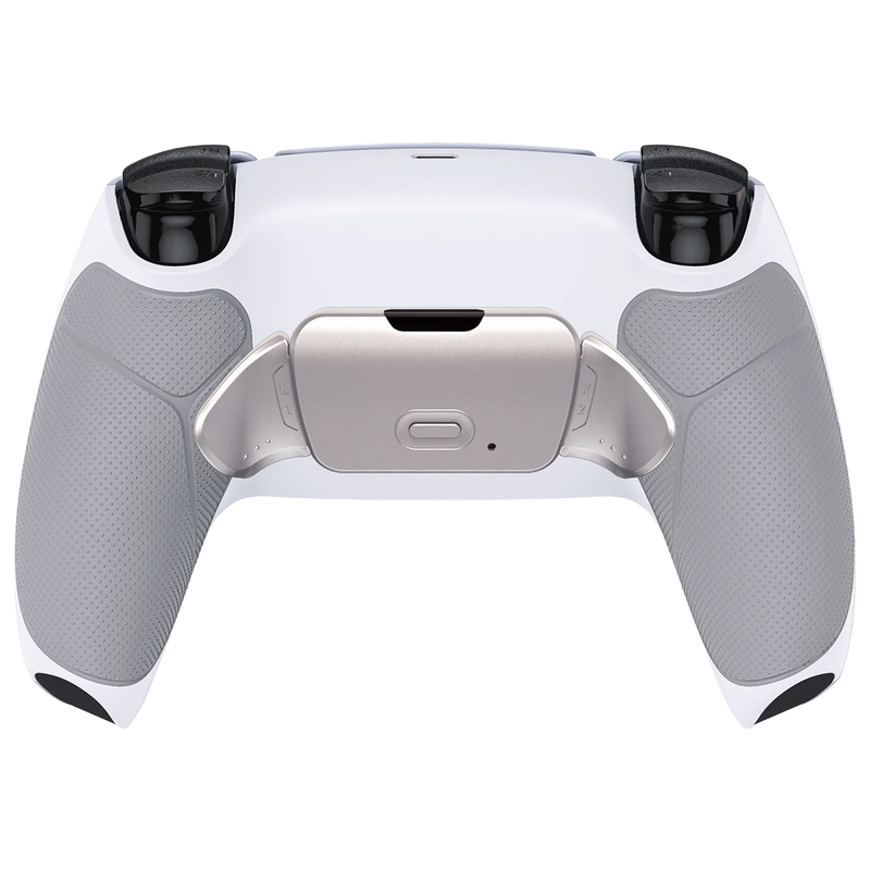 INFINITE PRO Custom PS5 Controller mit Paddles und grauem Grip-Backcover
